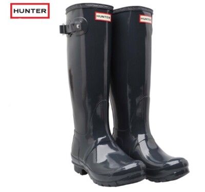 Hunter Wellies Womens Tall Gloss 