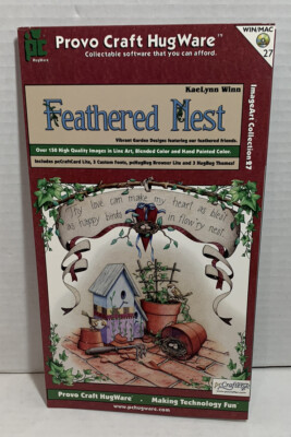 FEATHERED NEST Images Borders Frames Birds Garden Home Provo Craft HugWare 27