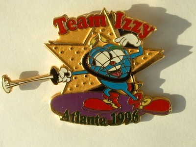 Pin's insigne revers vintage Jeux Olympiques d'Atlanta 1996