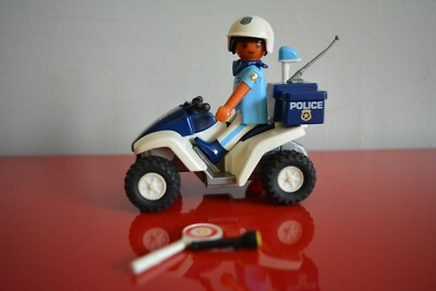 Policier avec quad PLAYMOBIL 3655 d'occasion