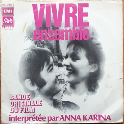 BO FILM LEBEN ENSEMBLE Gesang ANNA KARINA Musik CLAUDE ENGEL 45T SP PATHE 1973