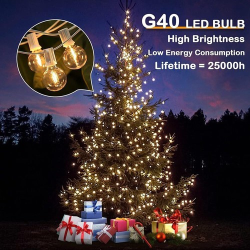 25/150 x G40 LED Ersatzbirnen E12 Globe Glass Glühbirnen für Lichterkette Außen - Bild 4 von 19