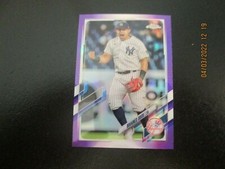 ROUGNED ODOR 2021 TOPPS CHROME UPDATE PURPLE REFRACTOR BASE CARD #USC93