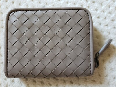 NIB Bottega Veneta Zip Around Card and Coin Wallet, BLACK OR NIB Bottega Veneta Zip Around Card and Coin Wallet, BLACK OR