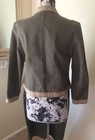 Women’s Denim Jacket & Skirt Set. Color Shade of Vintage Grayish-Brown XL — photo 4