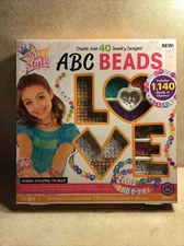 Just My Style ABC Beads by Horizon Group USA,DIY Jewelry Making Kit With 1140 ct