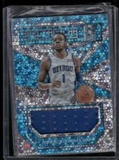 REGGIE JACKSON 2017-18 Panini Spectra Spectacular Swatches Neon Blue Relic /49