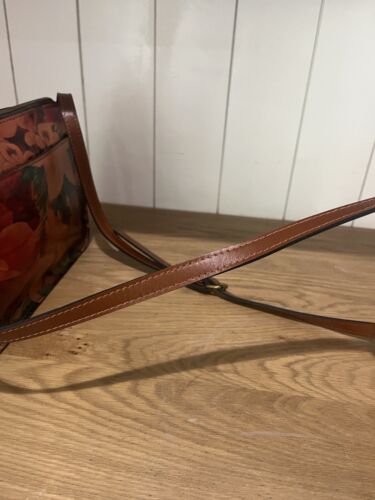 Patricia Nash Nerina Leder Poppy Tote Schultertasche Frühling Multi Blumenmuster - Bild 6 von 18