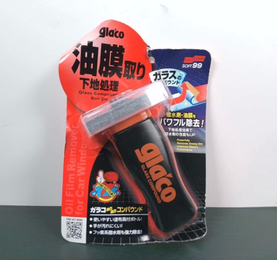 Glaco - SOFT99 - Glass Compound Roll on - 100ml - New/Sealed / Distressed Box