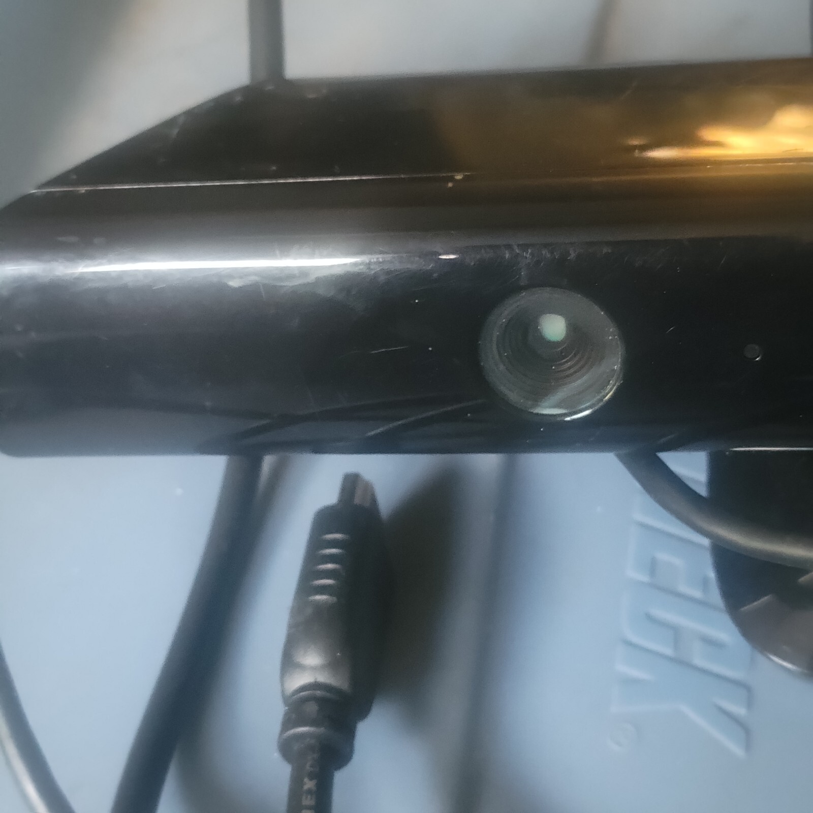 Genuine Microsoft XBOX 360 Kinect Sensor Bar 1414 Black with Power Adapter