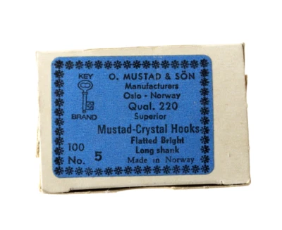 AMI MUSTAD CRYSTAL HOOKS - Ref 220 - Size 5 - 100 pz - GH022