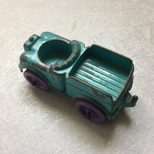 Vintage @1967 TootsieToy Diecast Tonka Toy Truck Green Chicago USA Made 3"L