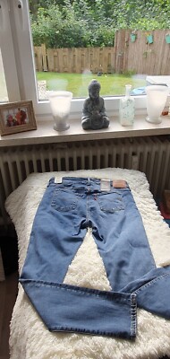 Levi's Damen 711 Double Button Jeans NEU Gr. W31/L32 Blue Wave Mi