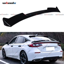 For Honda Civic  Hatchback 11th 2022+ Gloss Black Sport Rear Window Roof Spoiler