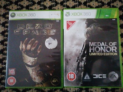 Dead Space & Medal of Honour Xbox 360 UK PAL PORTOFREI