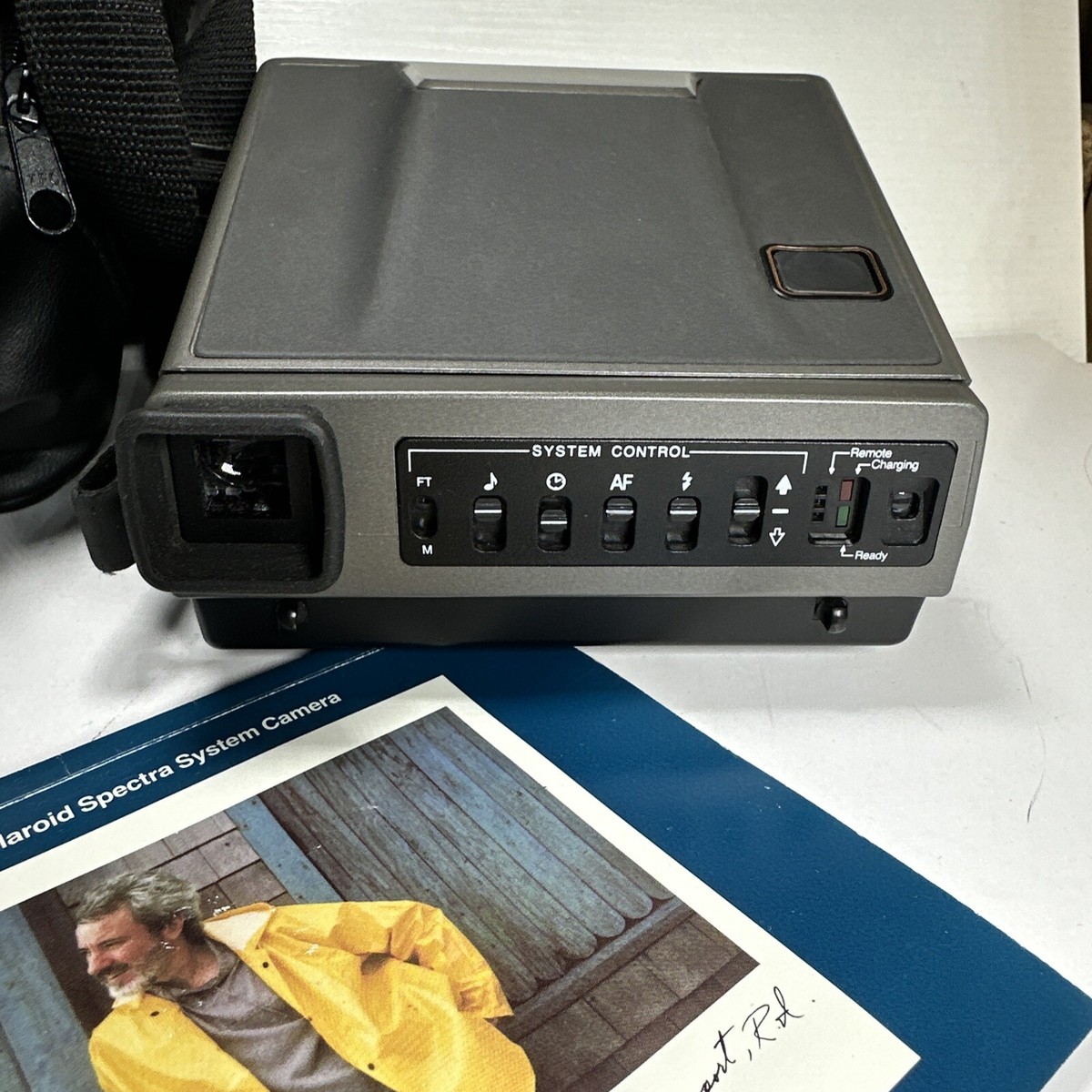 VINTAGE POLAROID Spectra System Instant Camera W/Case And Manual