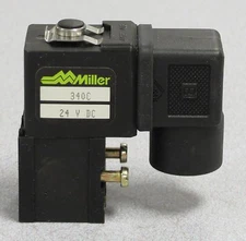 MILLER FLUID POWER Solenoid M/N: 340C - 24VDC