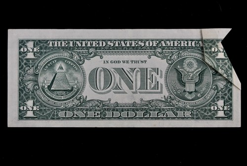 EXTERIOR MULTIPLE FOLD CUTTING ERROR $1 1993 FRN F38519469G High Grade - Picture 8 of 8