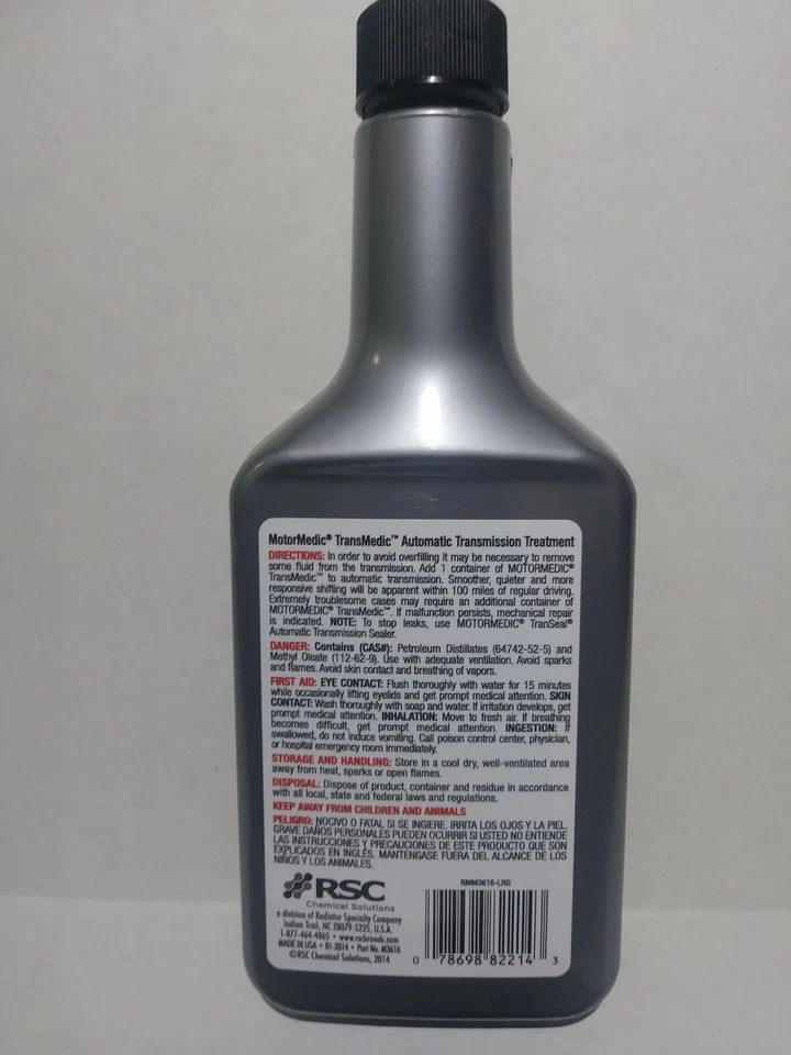2 Gunk Motor Medic Trans Medic tratamento de transmissão automática melhorador de mudança  - Imagem 3 de 3