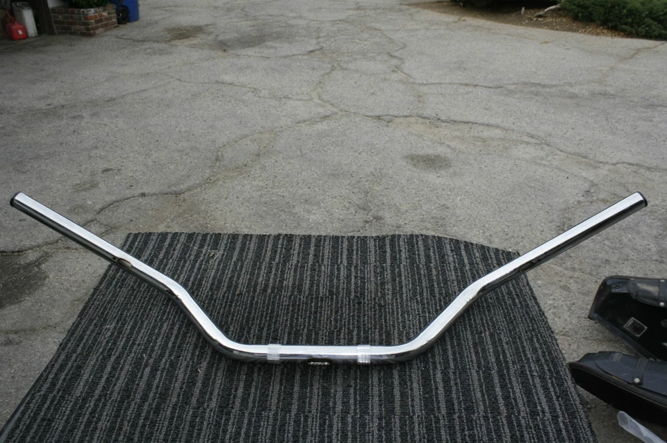 Manillar HONDA SOHC CB750K CB550 CB 750 550 perforado como OEM BARRAS CROMADAS NUEVO Foto 3 de 4