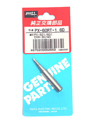 1pc Tip PX-60RT-1.6D TAIYO goot Soldering Iron PX-501 PX-601 CXR-30 CXR-40 RX711