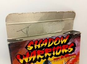 Shadow Warriors Ninja Gaiden Nintendo NES Vintage 1991 Tecmo Retro PAL Boxed