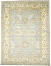 Extra Large Living Room Floral Osh Chobi Oriental Rug Muted Carpet 10X14 ft