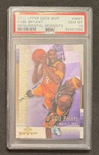 Kobe Bryant 2003 Upper Deck MVP Monumental Moments Basketball Card #MM1 PSA 10
