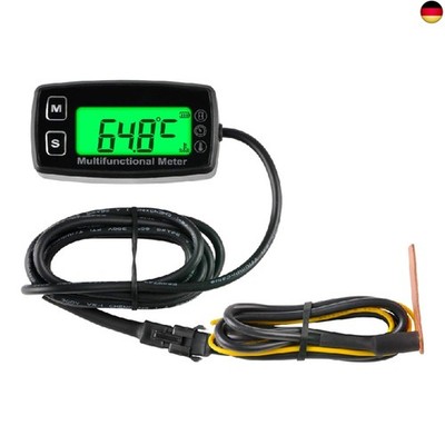 Runleader Motortemperaturmesser, Betriebsstundenzähler und Drehzahlmesser, 
