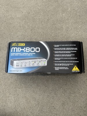 【美品】behringer MINIMIX-MIX800 カラオケミキサー BEHRINGER ベリンガーMINIMIX MIX800マイクミキサーカラオケマシン