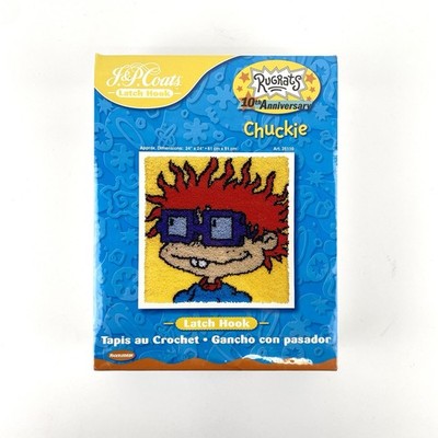 J&P Coats Latch Hook Kit #25110 Chuckie Rugrats 10th Anniversary