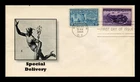 Dr Jim Stamps 13c Special Delivery 1944 First Day Issue Cachet Cover