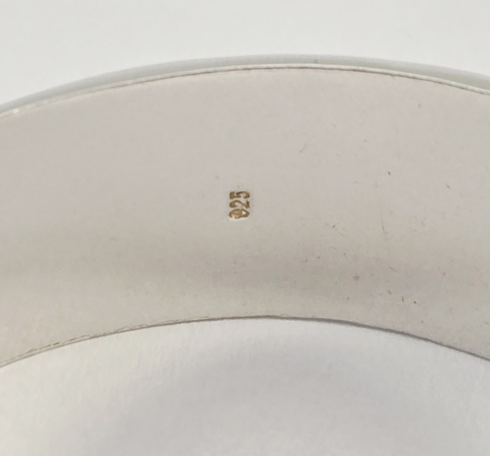 Vintage Solid Sterling Silver Rounded Cuff Bracel… - image 13