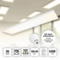 Xtend Led Panel 120X30 Neutralweiß 4000K 36W UGR19 BildschirmarbeitspläTze