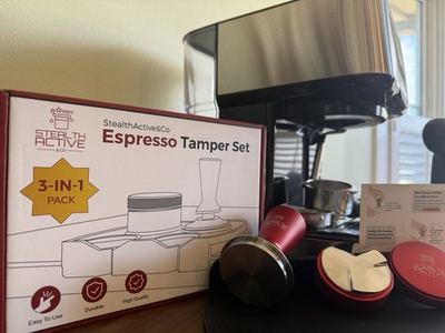 #ad CraftBrew Espresso Machine by Craftsman Tamper Set by Stealth ActiveWarranty $75.00