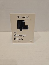 Kitsch The Shower Filter. Matte Black Finish. NEW in Box