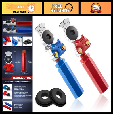Heavy Duty Air Hose Glad Hand Kit with Grips & Seals for Semi Trucks & Trailers
