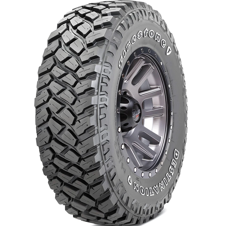 2 Tires Firestone Destination M/T2 LT 255/75R17 Load C 6 Ply MT Mud Foto 4 de 4