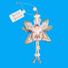 December Diamonds Flower Fairy Resin Christmas Ornament