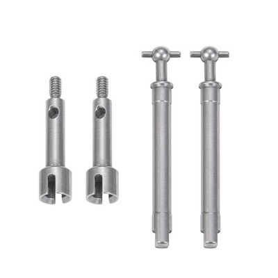 Metal CVD Joint Drive Stub + Front Dog Bone Shaft For RC Car 1:24 scx24 90081
