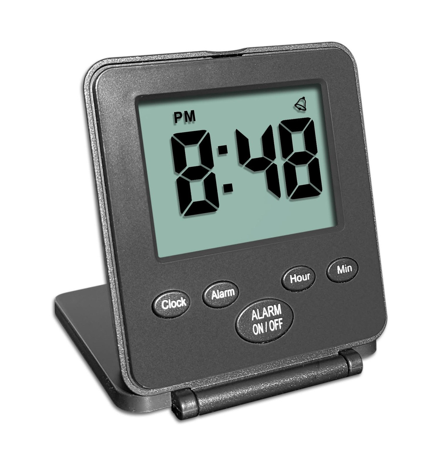 Digital Travel Alarm Clock - No Bells, No Whistles, Simple Basic Operation, L...