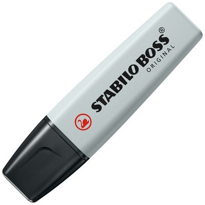 Textmarker - STABILO BOSS ORIGINAL Pastel  - Einzelstift - seidengrau, 