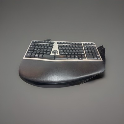 Meetion DirectorW Ergonomic Wireless Split Keyboard   Cushioned Wrist, USB Dong.