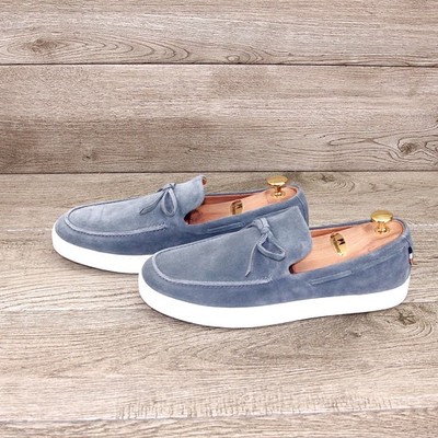 Allen Edmonds Santa Rosa Loafers Mens 13 D Blue Suede Slip On Boat Shoes NEW* $325 Allen Edmonds SANTA ROSA Loafer 9 D Denim Suede  main image 3