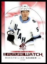 2024-25 SP Authentic Future Watch Limited Red Maksymilian Szuber RC #195