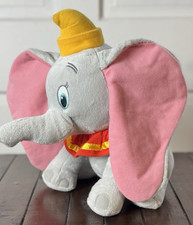Disney Kohl s Cares Dumbo Plush Elephant Gray Pink Ears 12" Stuffed Toy