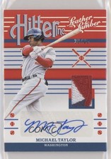 2019 Leather & Lumber Hitter Inc Signature Jerseys 20/25 Michael Taylor Auto hg6