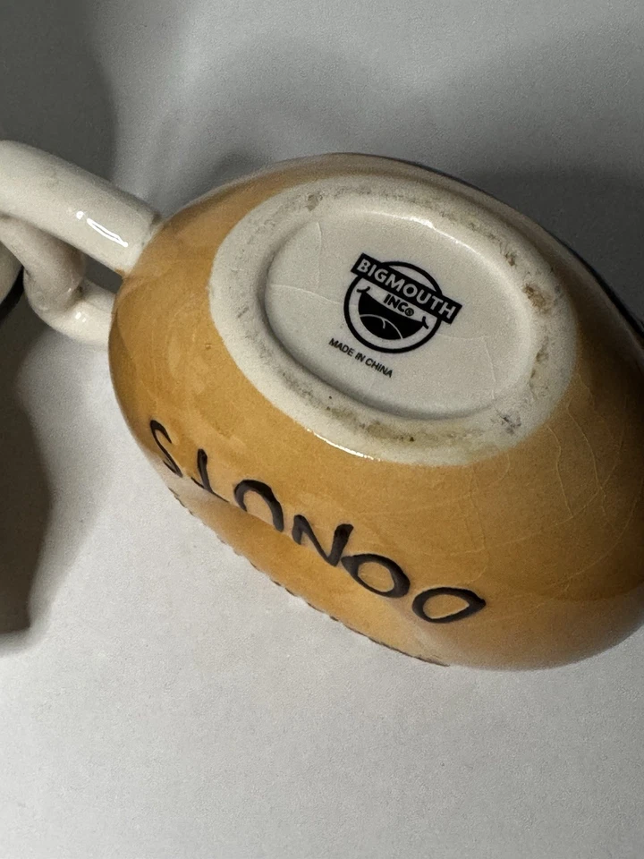 Big Mouth Toys- Set Of 2. Novelty Coffee Mugs. Gag Gifts. Toilet Mug. Donut Mug - Image 4 of 4