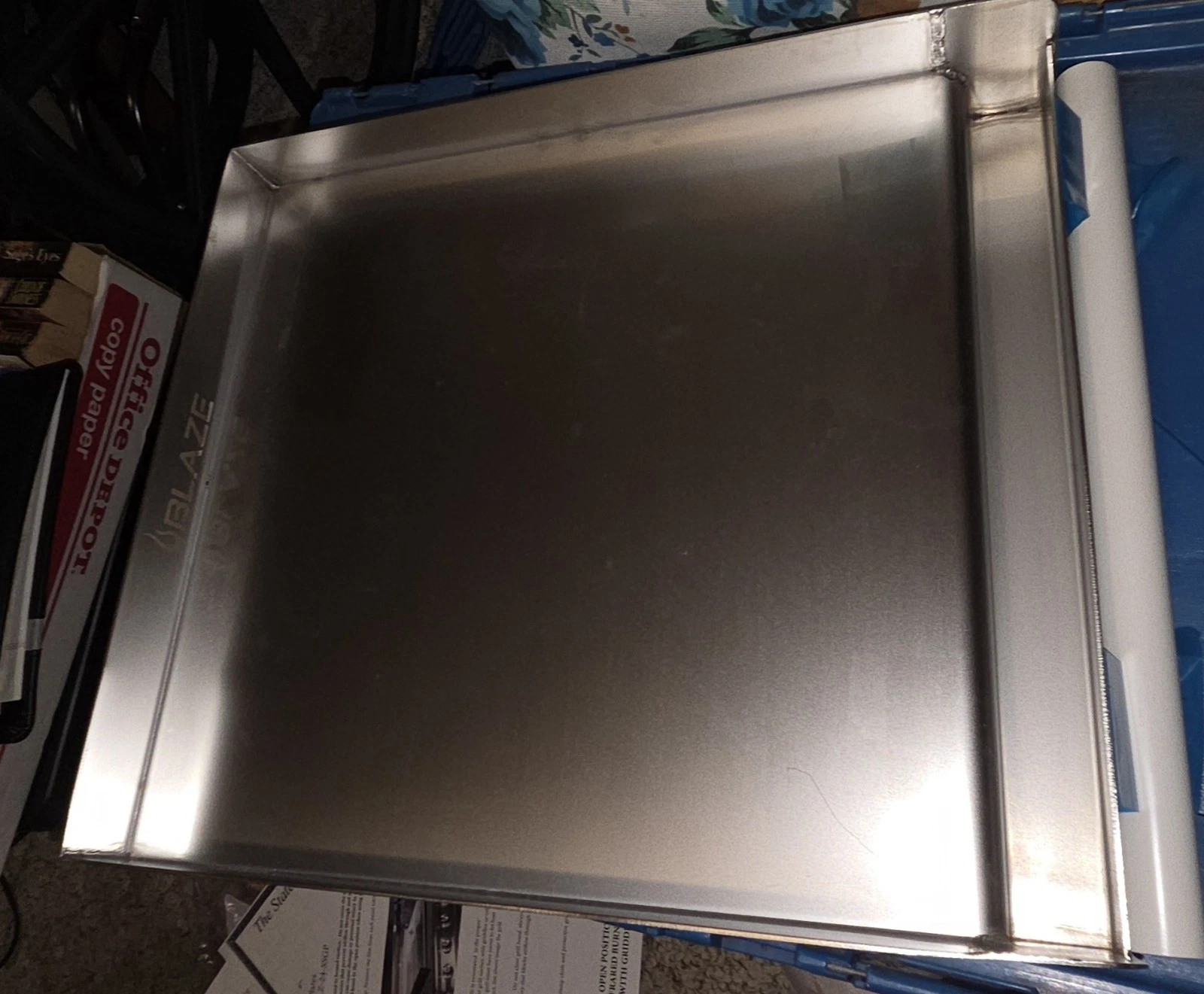 Blaze 14-Inch Stainlews Steel Griddle Plate - BLZ-14-SSGP
