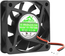 60Mm by 60Mm by 15Mm 6015 12V DC 0.10A Ball Bearing Brushless Cooling Fan 2Pin A